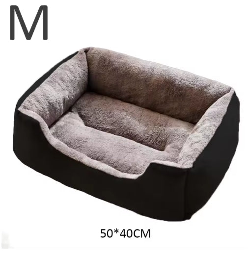 Cozy Pet Bed for Cats & Dogs – Soft Cushion Basket House