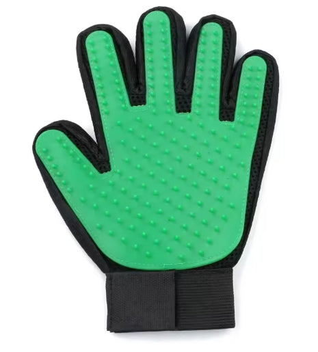 Silicone Pet Grooming Gloves – Dog & Cat Deshedding Brush