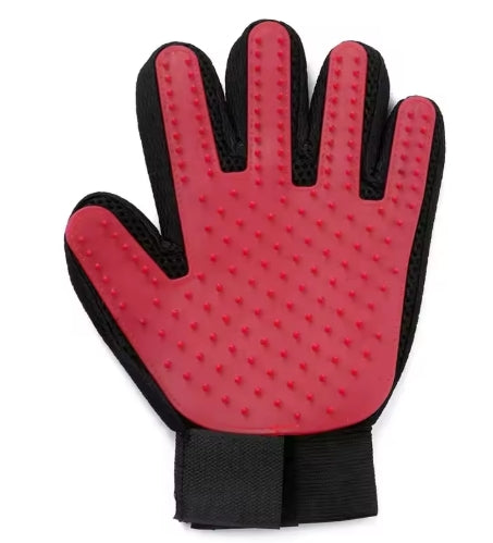 Silicone Pet Grooming Gloves – Dog & Cat Deshedding Brush