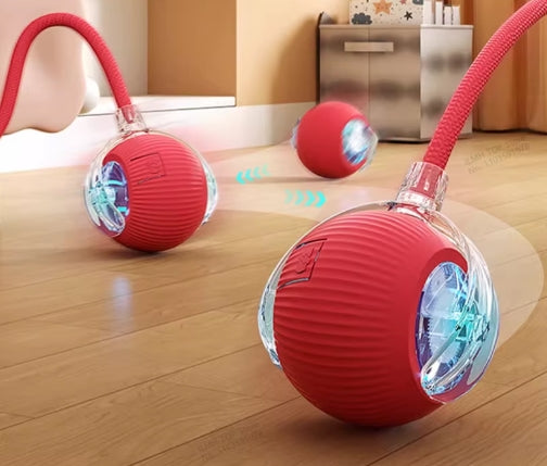 Rechargeable Smart Cat Ball – Interactive Moving Tail Toy