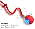 Rechargeable Smart Cat Ball – Interactive Moving Tail Toy