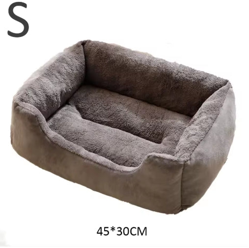 Cozy Pet Bed for Cats & Dogs – Soft Cushion Basket House