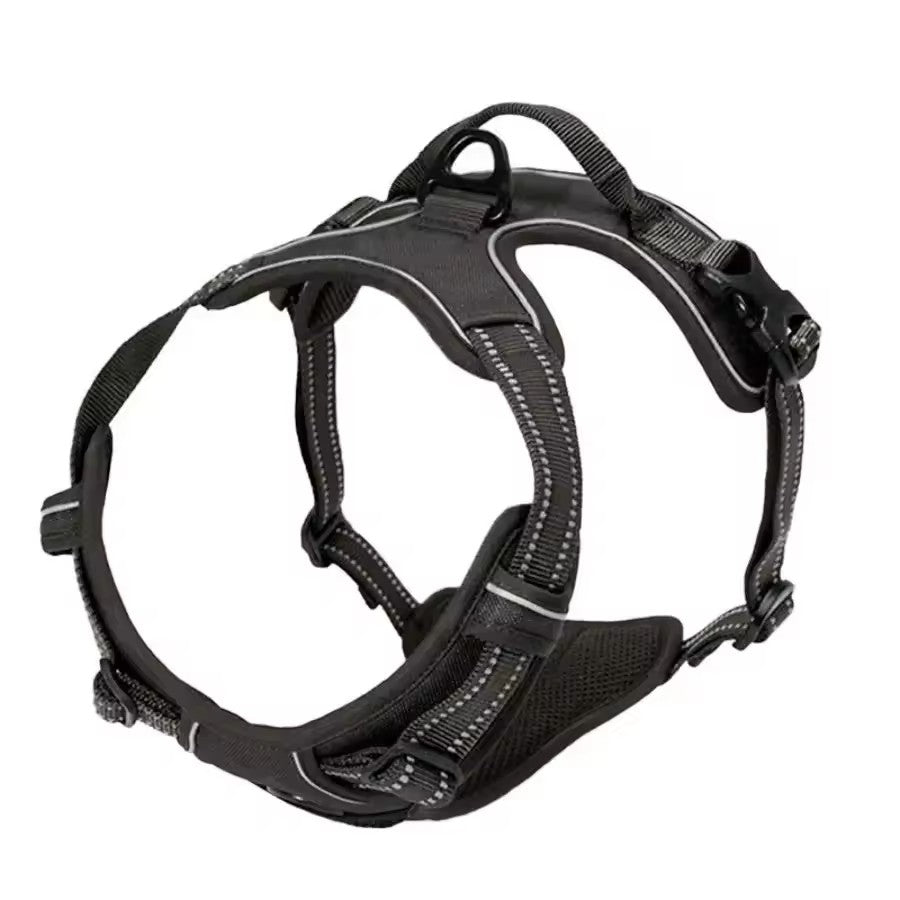 Adjustable Harness & Collar Set – Soft Comfort Vest for Dogs