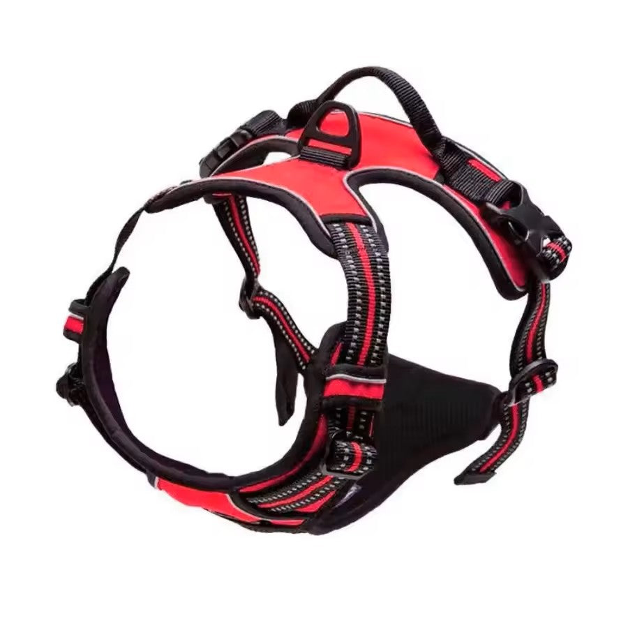 Adjustable Harness & Collar Set – Soft Comfort Vest for Dogs